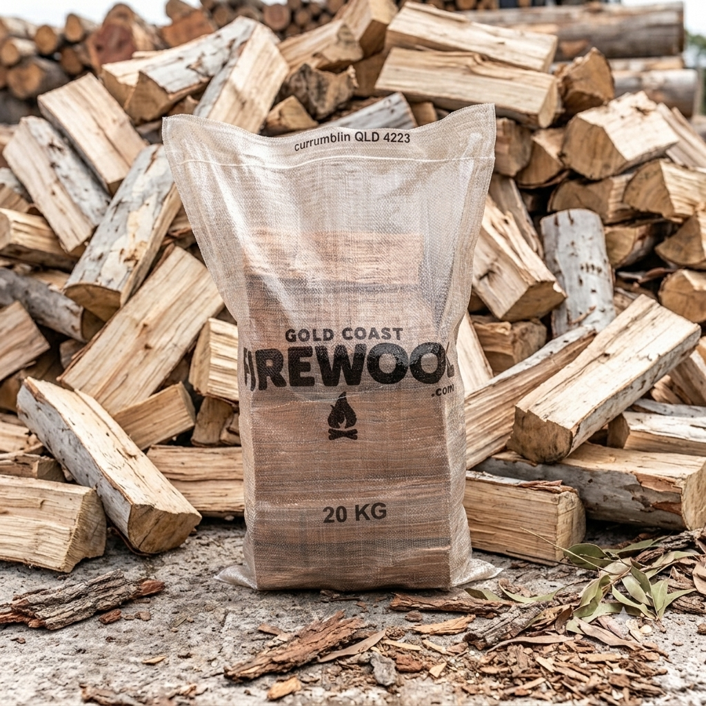 Mixed Hardwood Firewood – 20kg Bag | Gold Coast Firewood